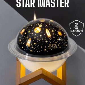 Hava Nemlendirici Projeksiyon Görünümlü USB Bağlantılı Aromaterapi