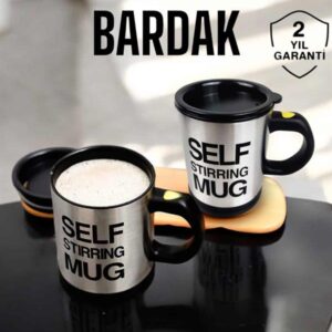 Mikser Kupa Yazılı Mug Bardak Karıştırma Özelliği