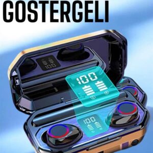 Dijital Göstergeli Bluetooth Bağlantılı Kulaklık Dokunmatik Kontrol