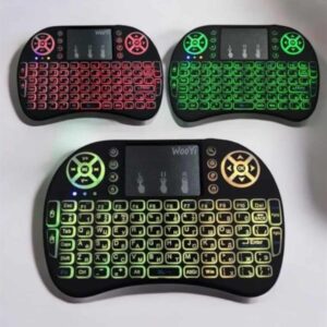 USB Bağlantılı Mini Q Klavye Işıklı Tüm Cihazlara Uyumlu