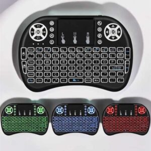 USB Bağlantılı Mini Q Klavye Işıklı Tüm Cihazlara Uyumlu