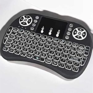 Işıklı Kablosuz Mini Q Klavye Tüm Cihazlara Uyumlu