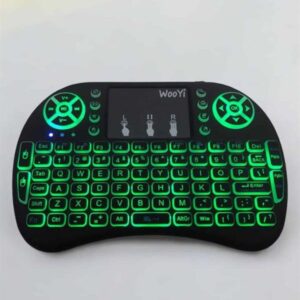 Işıklı Kablosuz Mini Q Klavye Tüm Cihazlara Uyumlu