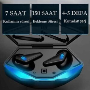 Bluetooth Gamer Oyuncu Kulaklığı ANC Özelliği Yüksek Ses Kaliteli