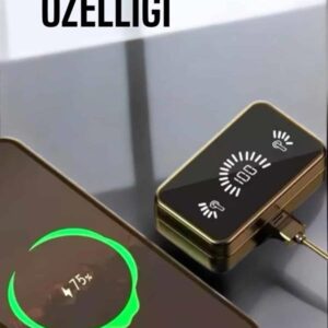 Aynalı Bluetooth Kulaklık Telefon Standlı Dijital Göstergeli