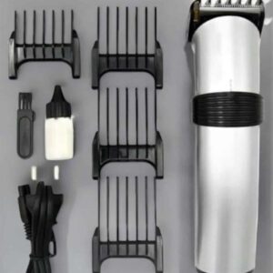 4 Taraklı Profesyonel Şarjlı Saç ve Sakal Kesme Tıraş Makinesi Seti