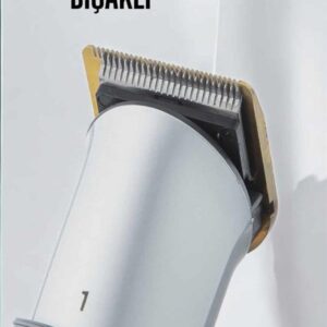 4 Taraklı Profesyonel Şarjlı Saç ve Sakal Kesme Tıraş Makinesi Seti