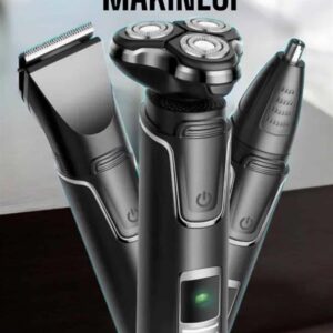 Yüksek Performanslı 3 Başlıklı Profesyonel Tıraş Makinesi