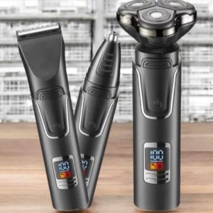 Yüksek Performanslı 3 Başlıklı Profesyonel Tıraş Makinesi