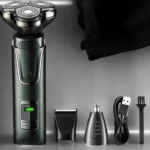 3 Başlıklı Profesyonel Saç ve Sakal Bakım Seti Vücut Burun ve Kulak Tüy Alma