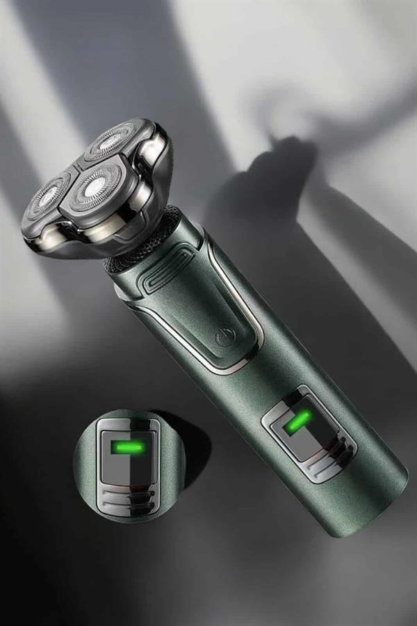 3 Başlıklı Profesyonel Saç ve Sakal Bakım Seti Vücut Burun ve Kulak Tüy Alma - Görsel 4