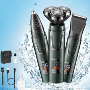 3 Başlıklı Profesyonel Saç ve Sakal Bakım Seti Vücut Burun ve Kulak Tüy Alma