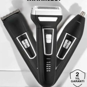 3 Başlıklı Profesyonel Tıraş Makinesi