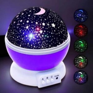 Mavi ve Mor Işıklı Star Master Projeksiyon Lambası