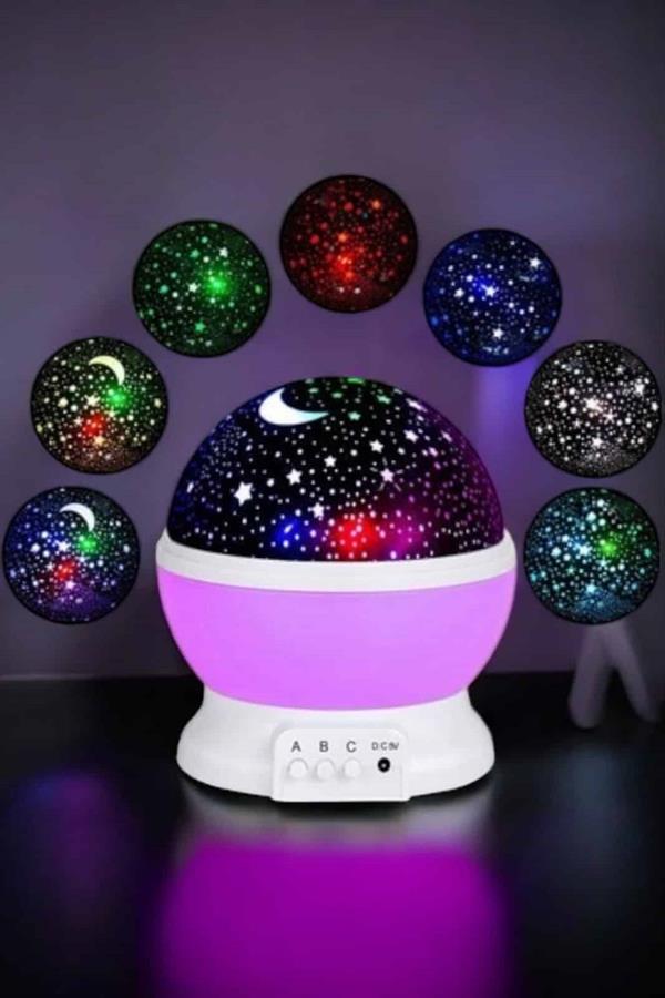 Çocuklara Özel Yıldızlı Gece Lambası - Görsel 3