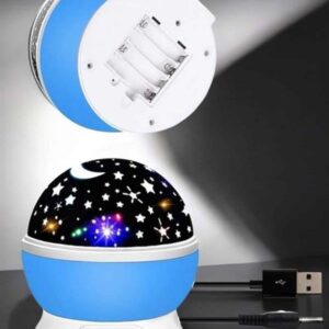 Yıldızlı Gökyüzü Projeksiyon Gece Lambası Hareketli Işık Şovu