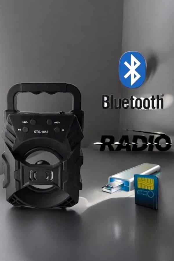 Işıklı Bluetooth Hoparlör Müzik ve Renkli Işık Taşınabiilir - Görsel 3