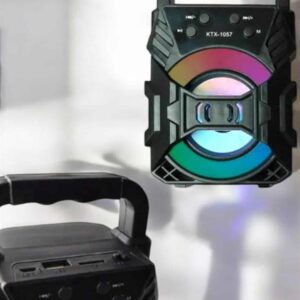 Işıklı Bluetooth Hoparlör Müzik ve Renkli Işık Taşınabiilir