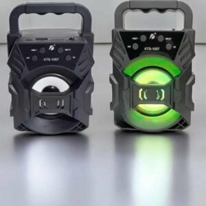 Taşınabilir Bluetooth Hoparlör Led Işıklı Uzun Pil Ömrü