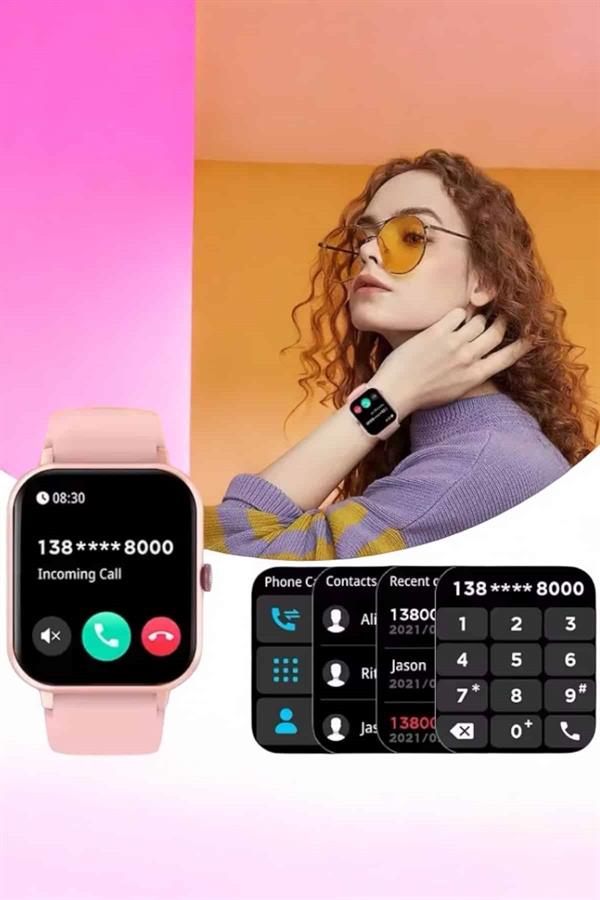 Akıllı Saat iOS ve Android ile Uyumlu Şık ve Çok Fonksiyonlu - Görsel 4