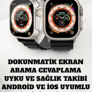 49MM Ekranlı Kan Basıncı ve Adımsayar Özellikli Bluetooth Akıllı Saat
