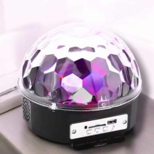 Bluetooth ve Uzaktan Kumandalı Çok Renkli Masaüstü Disko Topu
