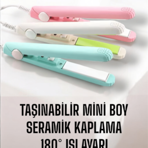 Seramik Kaplama Taşınabilir Mini Saç Düzleştirici Seyahat Dostu Tasarım