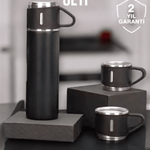 500 ml Kapasiteli Taşınabilir Basınçlı Termos Seti Günlük Kullanım için İdeal