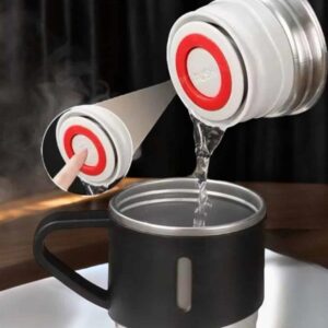 Şık ve Dayanıklı 3 Bardaklı Termos Seti Uzun Süre Isı Koruma Özellikli