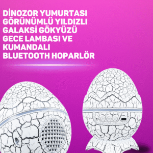 Bluetooth Hoparlör Özellikli 7 Renkli Gece Aydınlatması