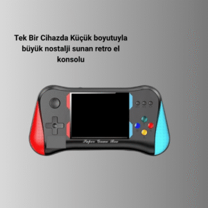 500 Retro Oyunlu Taşınabilir El Konsolu – X7M Modeli