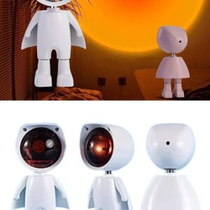 Astronot Işık Projektörü Gökkuşağı Projeksiyon Gece Lambası Hediyelik