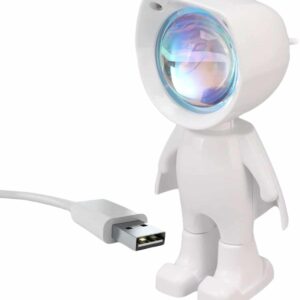 Gün Batımı Projektör Lamba Astronot Görünümlü Dekoratif Masa Lambası