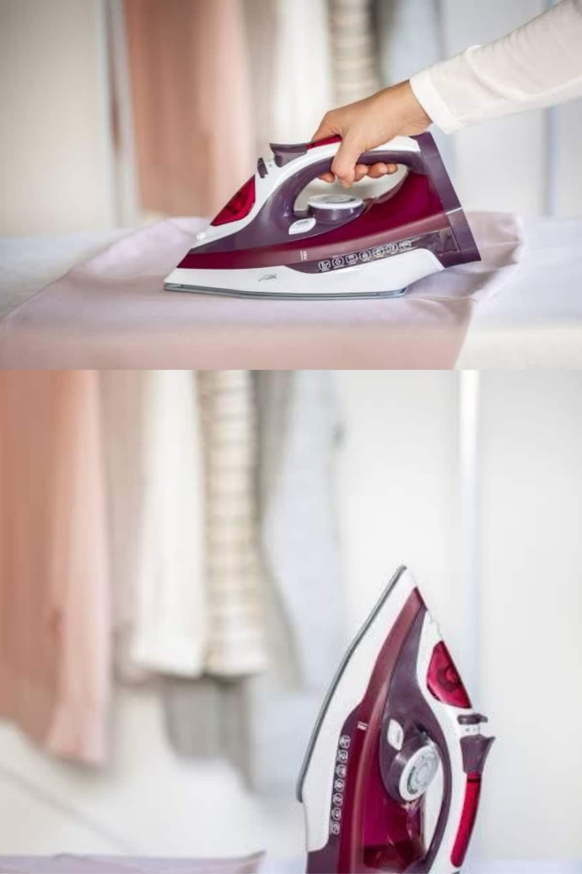Buharlı Ütü 2200 Watt Seramik Tabanlı Taşınabilir Kablolu Ütü - Görsel 4