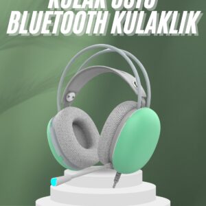 Unısex Yüksek Ses Kaliteli Yumuşak Kılıflı Kablosuz Kulak Üstü Bluetooth Kulaklık
