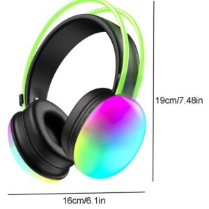 RGB Işıklı Yüksek Ses Kaliteli Kablosuz Kulak Üstü Bluetooth Kulaklık