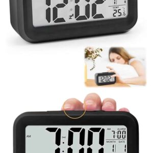 Dijital Masa Saati Termometre Takvim Led Ekran Pilli Ev Ofis Masası