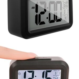 Gece Dijital Masa Saati Dijital Alarmlı Led Ekran Pilli Çalar Saat