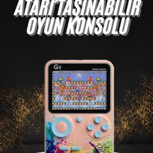 Televizyona Bağlanan Çift Joystick Taşınabilir Klasik Retro Oyunlu