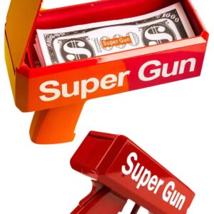 Çocuklara Özel Eğlenceli Para Saçma Makinası Parti Oyuncağı Kırmızı