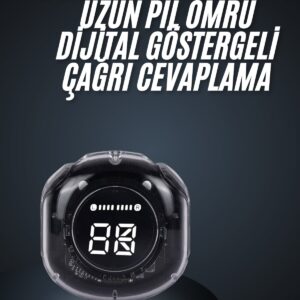 Ultrapods Led Göstergeli Oyuncu Kulaklığı ANC Destekli Bluetooth 5.3