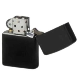 Hediyelik Zarif Zippo Model Siyah Benzinli Çakmak