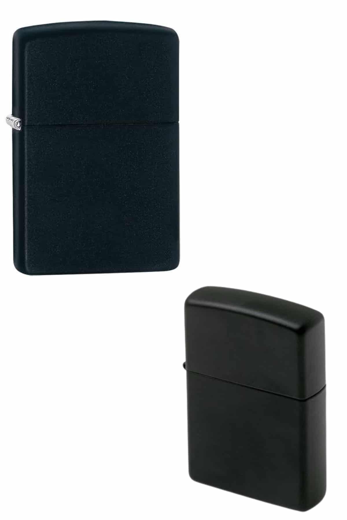 Hediyelik Zarif Zippo Model Siyah Benzinli Çakmak - Görsel 4