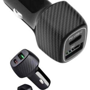 Araç İçi Hızlı Şarj Soketi 38W Oto Çakmaklık Type-C Araba Çakmaklık