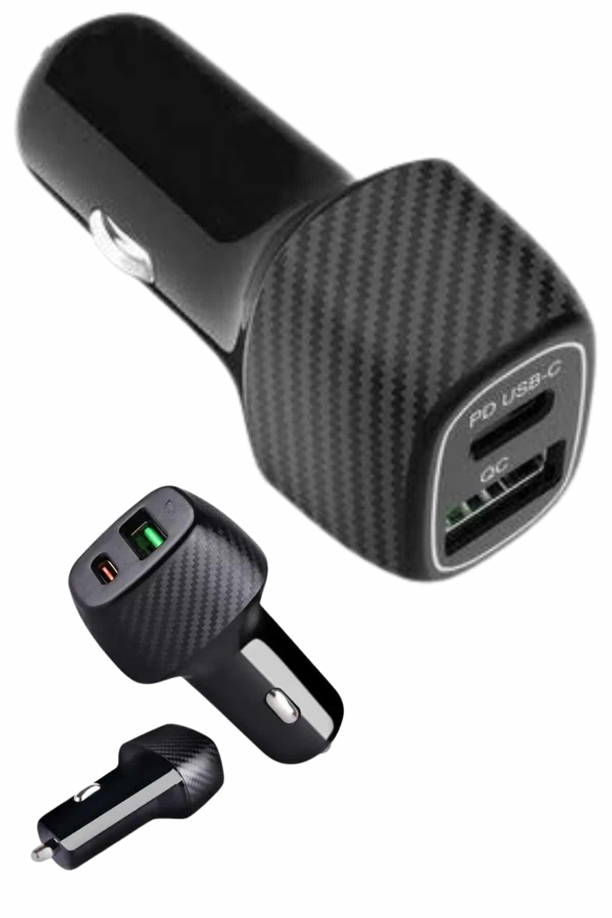 Araç İçi Hızlı Şarj Soketi 38W Oto Çakmaklık Type-C Araba Çakmaklık - Görsel 3