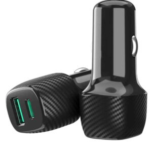 38W Oto Çakmaklık Araç Içi Şarj Cihazı Hızlı Şarj Uzun Ömürlü