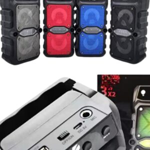 Bluetooth Hoparlör Çift Mikrofonlu Güçlü Ses Kaliteli Kesintisiz Kablosuz