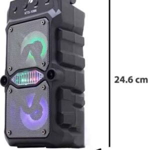 Taşınabilir Kablosuz Bluetooth Hoparlör Uzun Pil Ömrü Led Işıklı