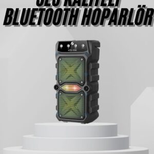 Bluetooth Hoparlör Yüksek Ses Kaliteli Büyük Boy Çift Çıkışlı Ses Bombası