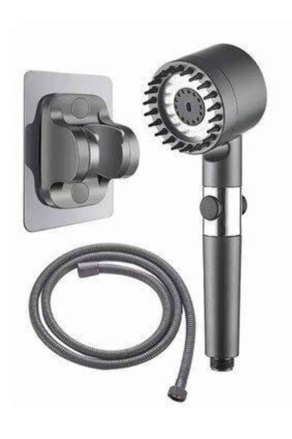 Yüksek Performanslı Masaj Etkili Su Tasarruflu Duş Başlığı Krom Kaplama Uzun Ömürlü - Görsel 2